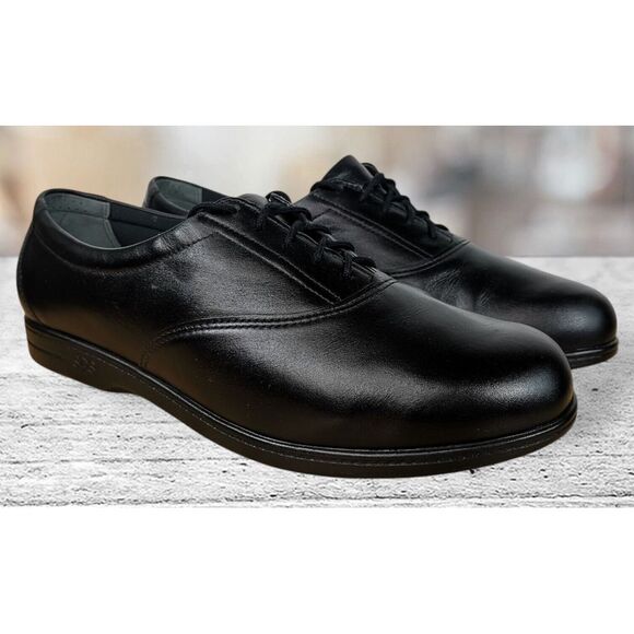 SAS Whisper Lace-Ups Women's Size 11.5 Black Leather Tripad Comfort Made in USA‎ - Picture 1 of 10